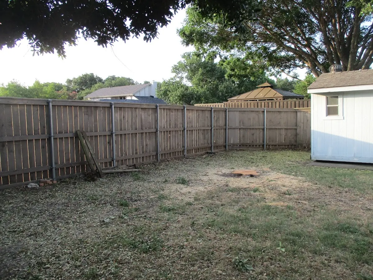 Cleared yard after professional tree removal in North Monmouth